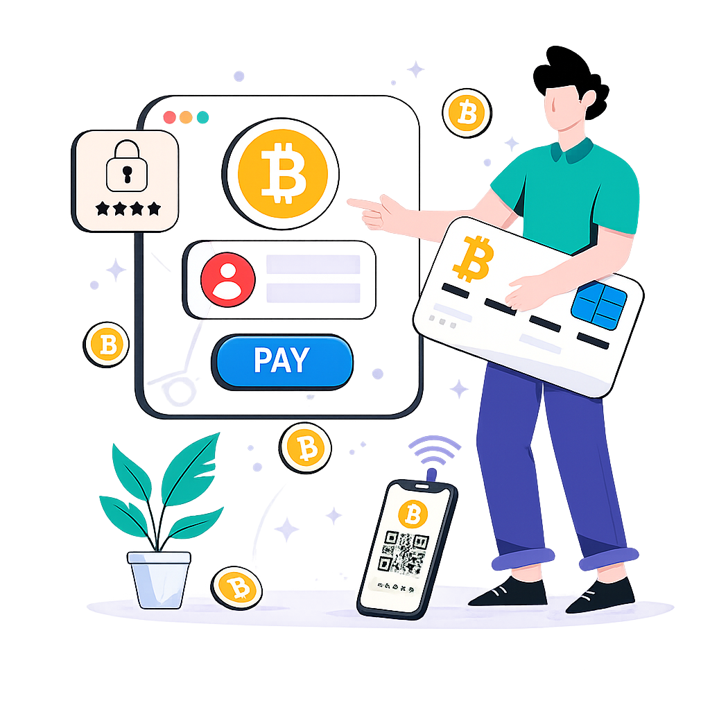 Crypto Payment Illustration